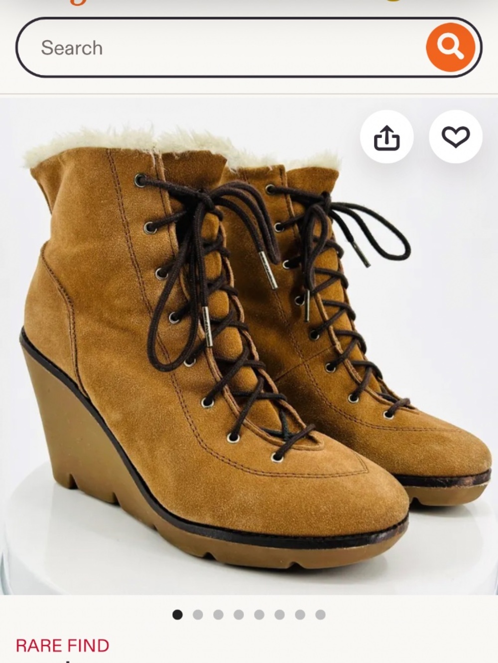 Michael Kors Lace Up wedge Boots